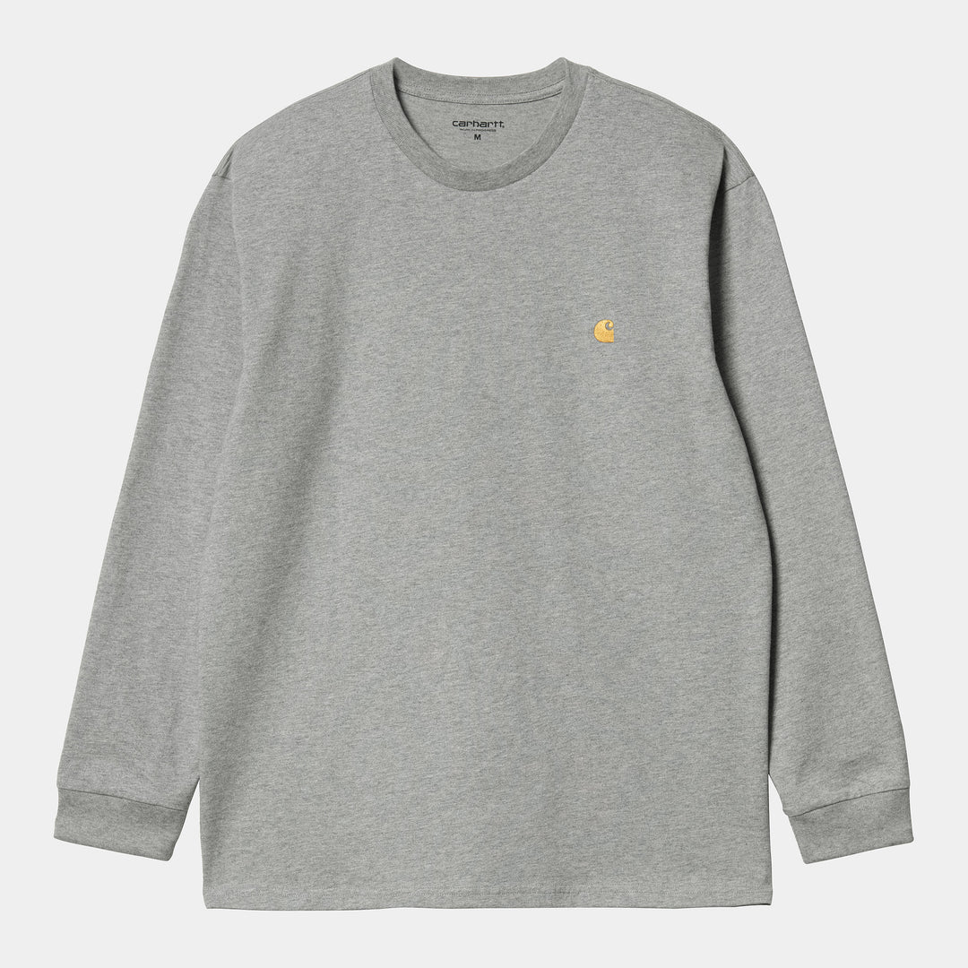 L/S Chase T-shirt Grey Heather / Gold