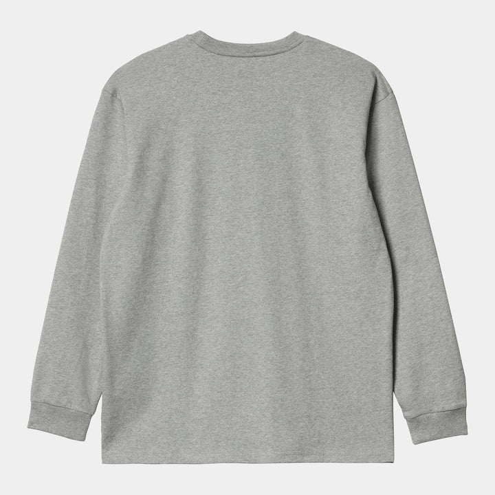 L/S Chase T-shirt Grey Heather / Gold