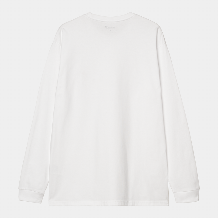 L/S Chase T-shirt White / Gold