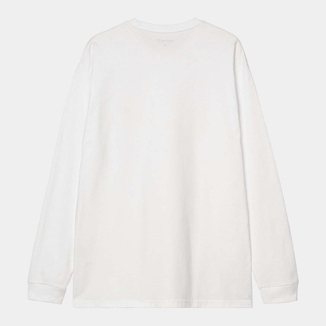 L/S Chase T-shirt White / Gold