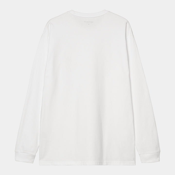 L/S Chase T-shirt White / Gold