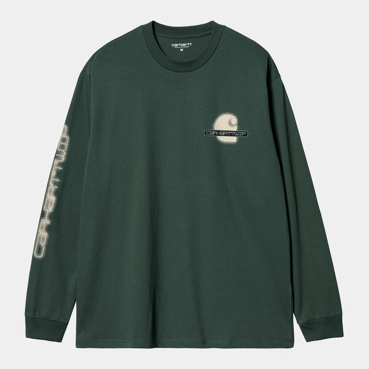 L/S Electronics T-shirt Discovery Green