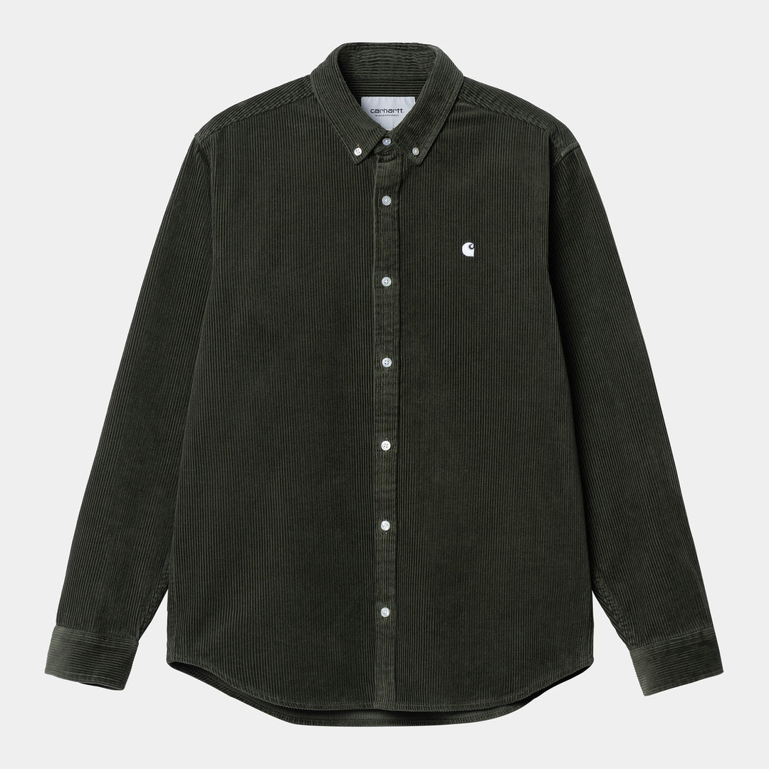 L/S Madison Cord Shirt Plant / Wax - The Road 1380