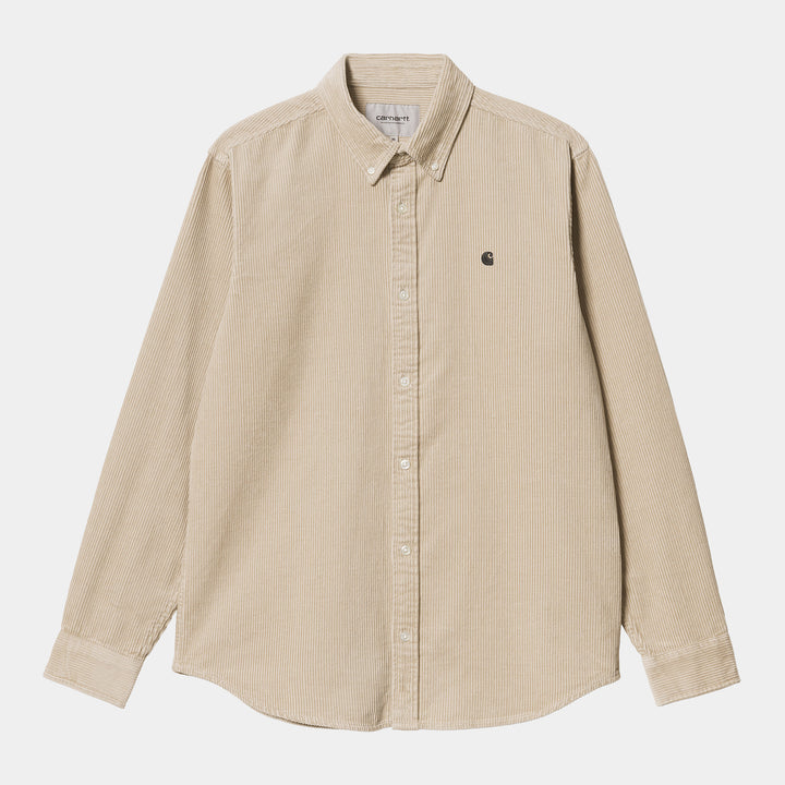 L/S Madison Cord Shirt Wall / Black