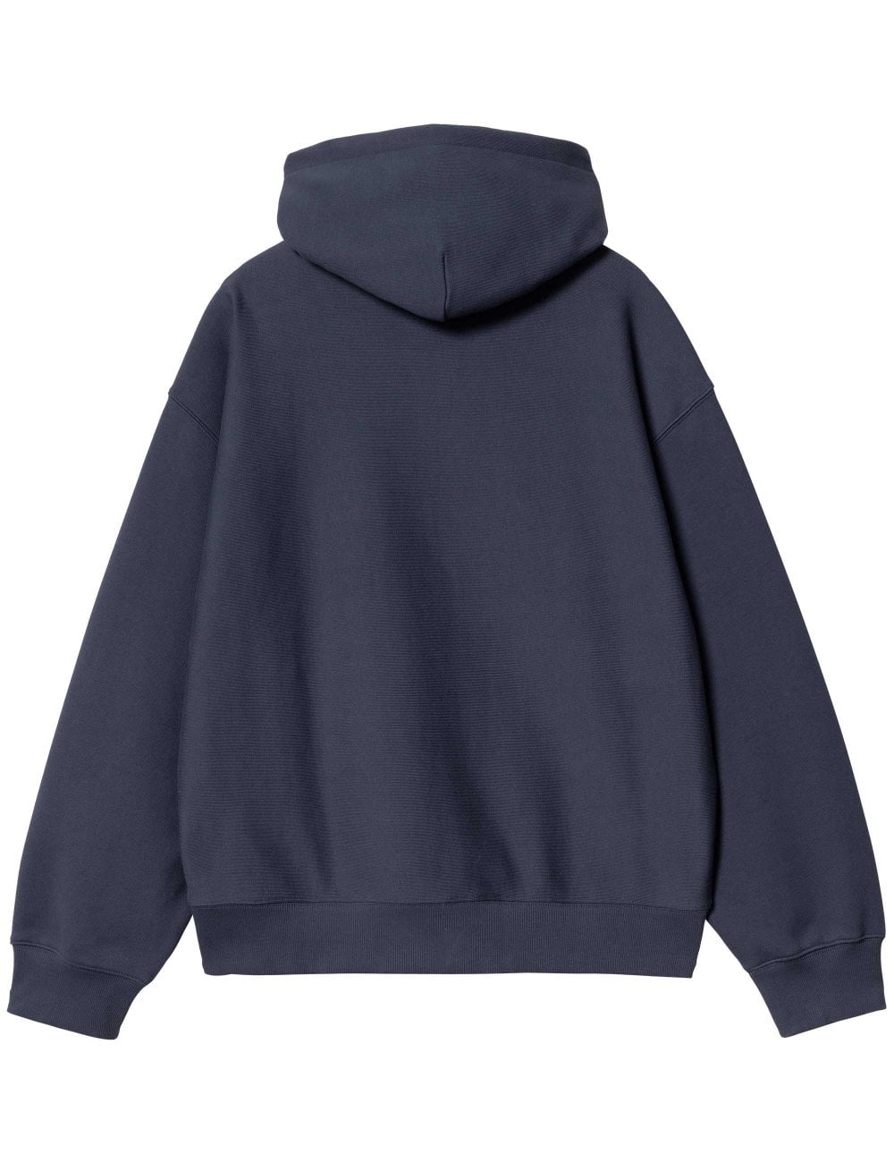 Hooded Label Script Sweat Blue