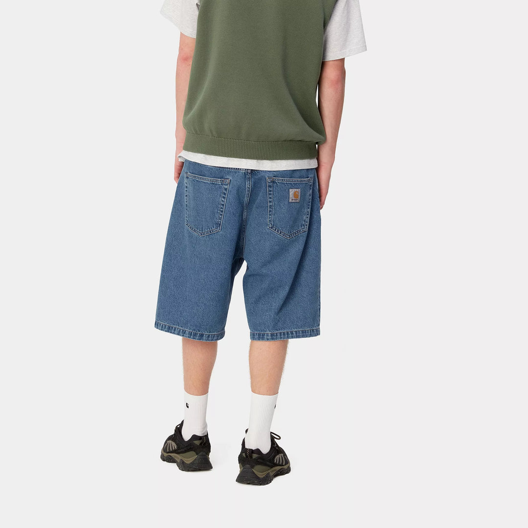 Landon Short Blue Heavy Stone Wash - The Road 1380