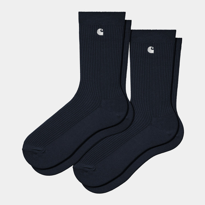 Madison Pack Socks Dark Navy / White + Dark Navy / White