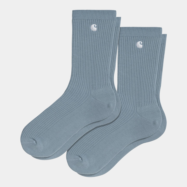 Madison Pack Socks Frosted Blue / White + Frosted Blue /