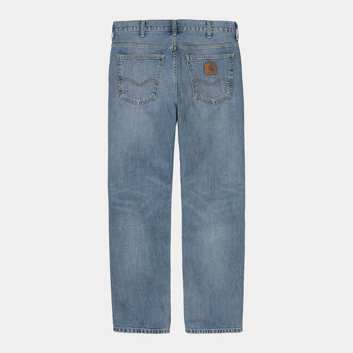 Marlow Pant Blue Worn Bleached