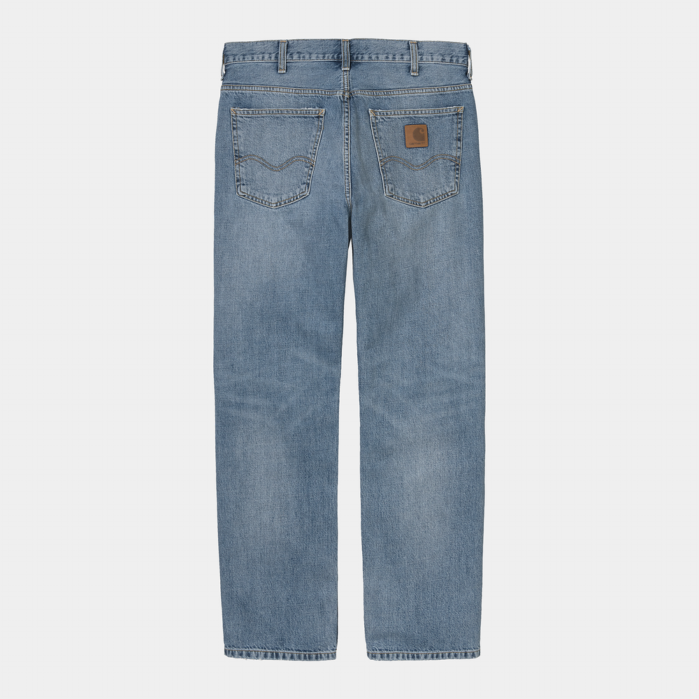 Marlow Pant Blue Worn Bleached - The Road 1380