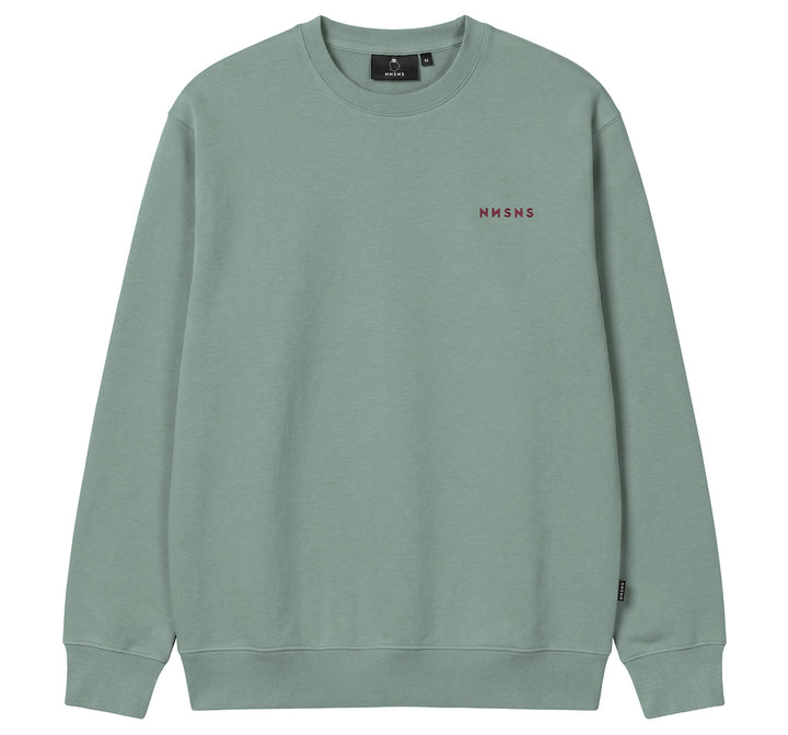 Nnsns Embroidered Crew Emerald/Burgundy