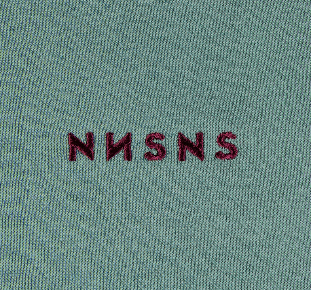 Nnsns Embroidered Crew Emerald/Burgundy