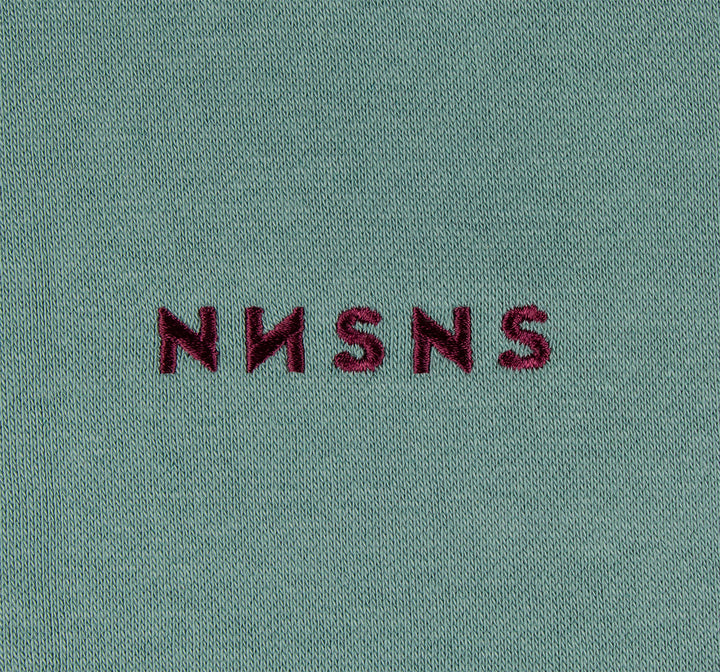 Nnsns Embroidered Crew Emerald/Burgundy
