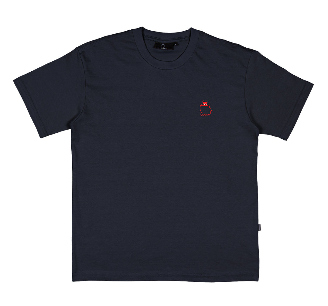 Arcade Embroidered Tee Navy