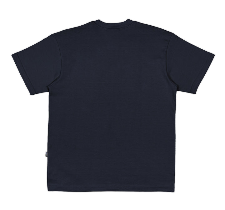 Arcade Embroidered Tee Navy