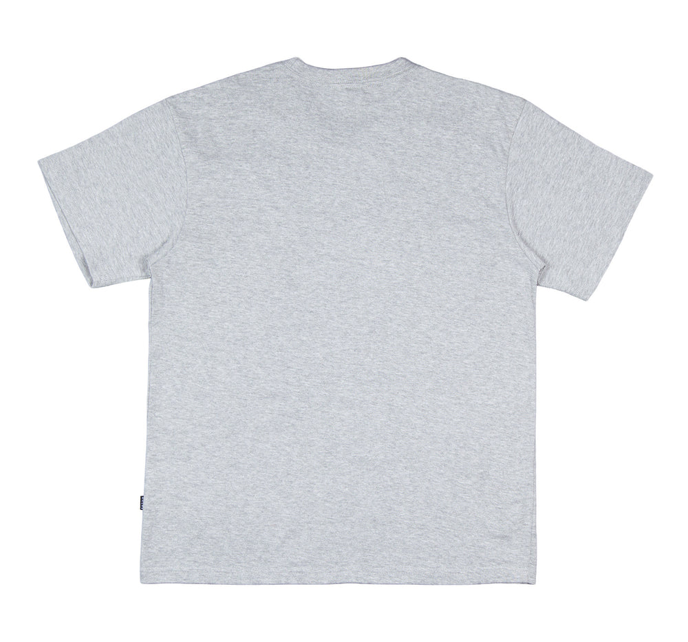 Lanternfish Embroidered Tee Heather Grey
