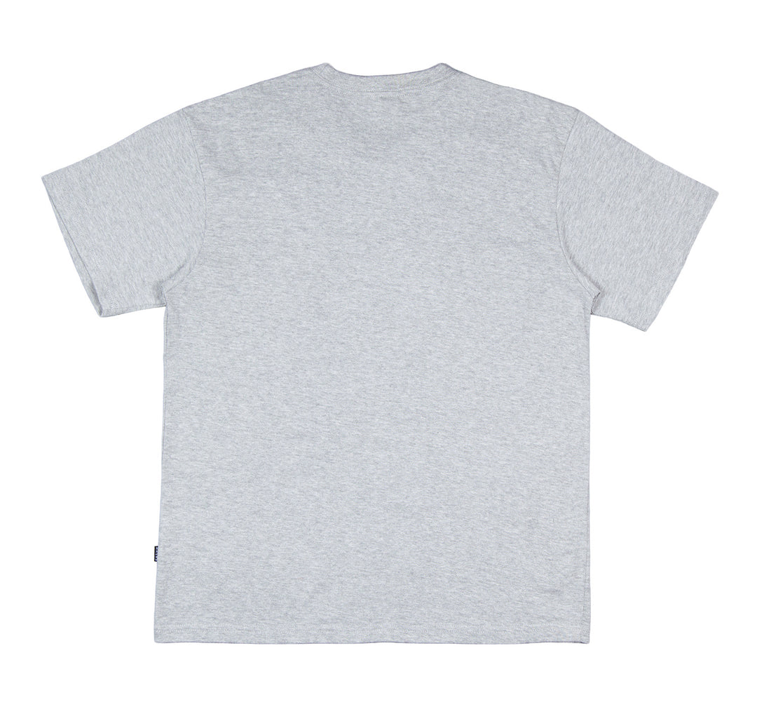 Lanternfish Embroidered Tee Heather Grey