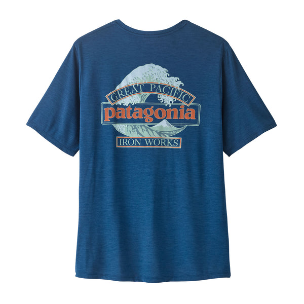 M's Cap Cool Daily Shirt - Great Waves Clement Blue - Light Clement Blue X-d - The Road 1380