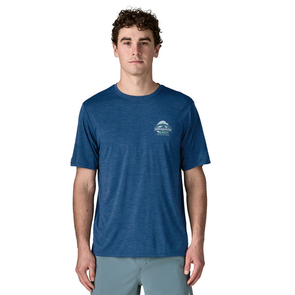 M's Cap Cool Daily Shirt - Great Waves Clement Blue - Light Clement Blue X-d - The Road 1380