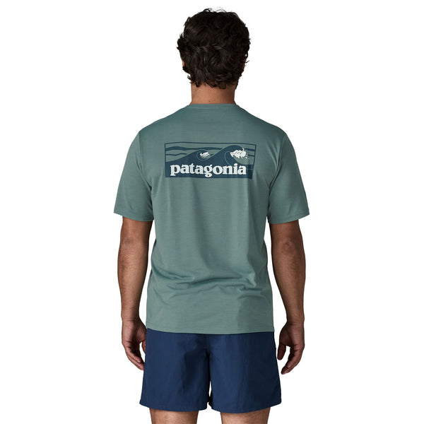 M's Cap Cool Daily Shirt - Boardshort Logo Blue Sage - Light Blue Sage X-dye