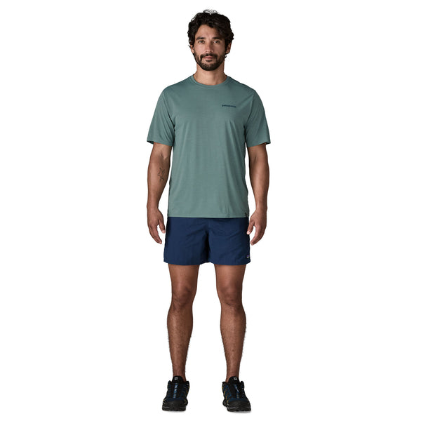 M's Cap Cool Daily Shirt - Boardshort Logo Blue Sage - Light Blue Sage X-dye