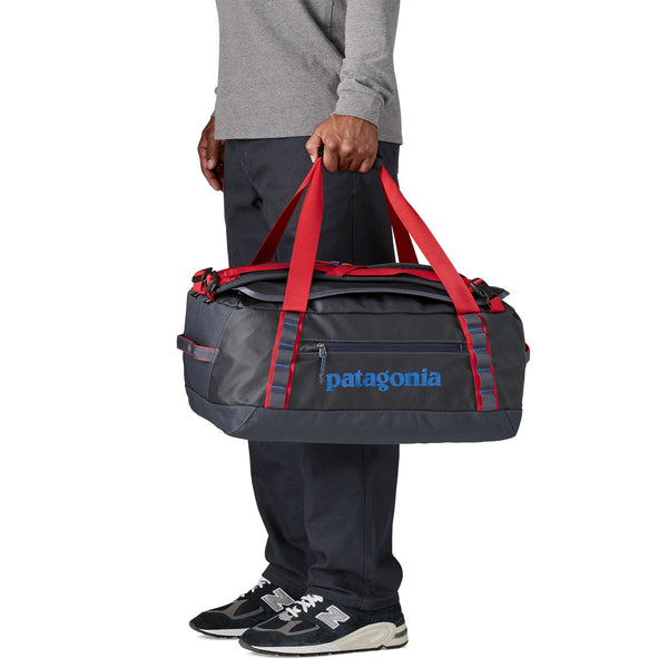 Black Hole Duffel 40l Smolder Blue W/Amanita Red