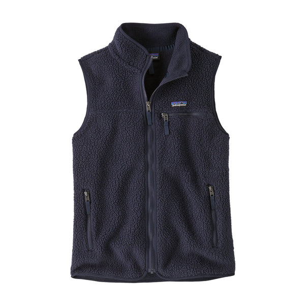 W's Retro Pile Vest Sunken Blue