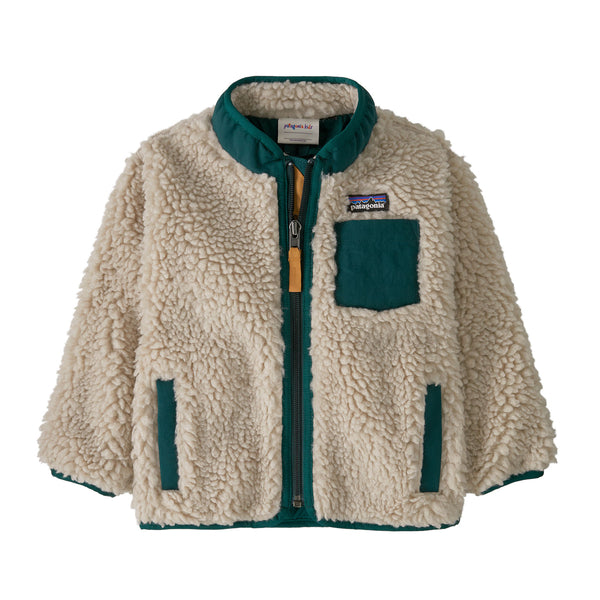 Baby Retro-x Jkt Natural W/Cascade Green