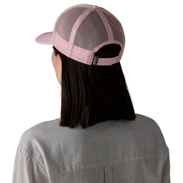 P-6 Logo Trucker Hat White W/Quiet Violet