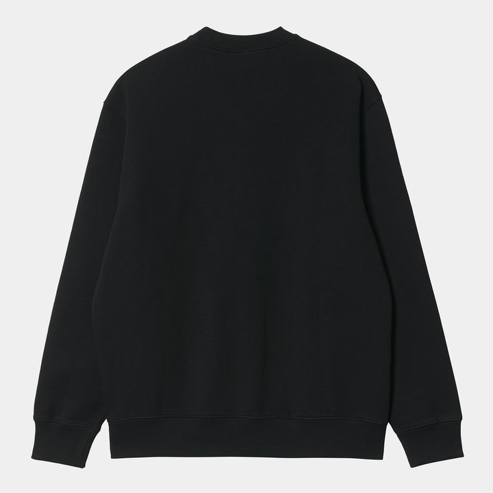 Pocket Sweat Black / Garment Washed