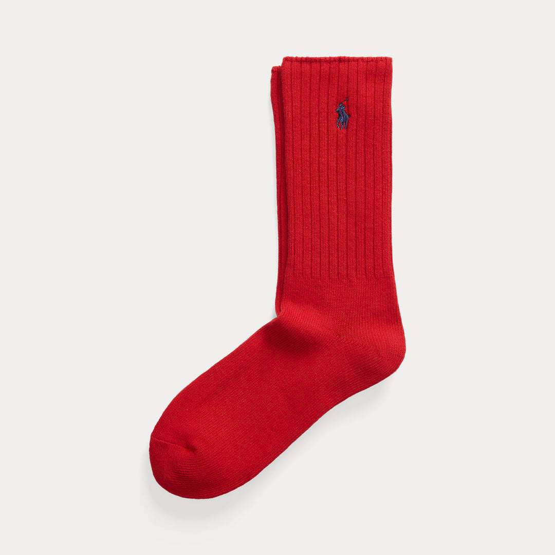 Cotton-blend Crew Socks Red Blue Pp