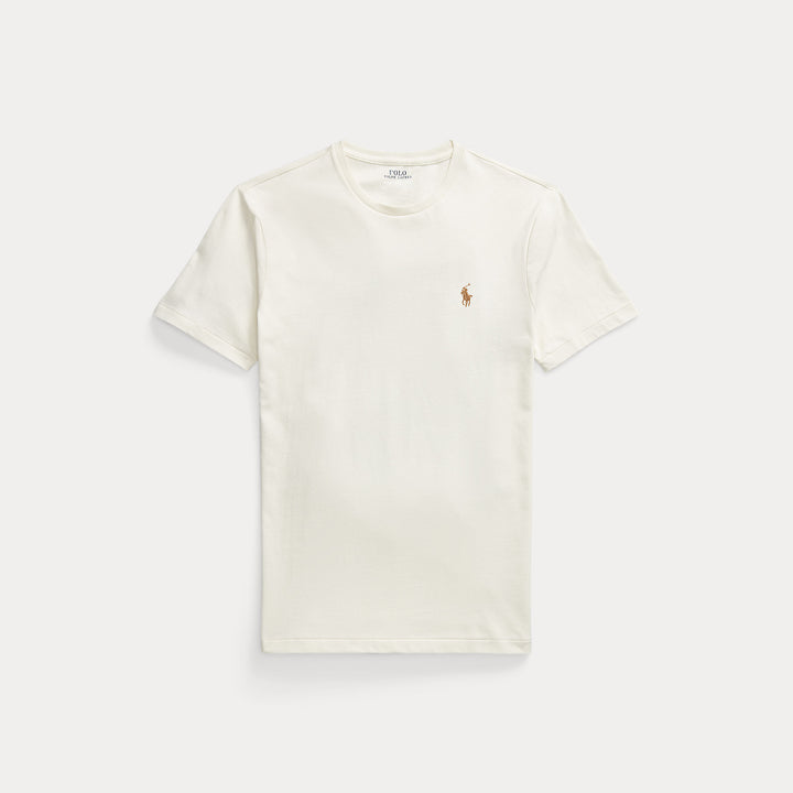 Custom Fit Jersey Crewnec Parchment Cream