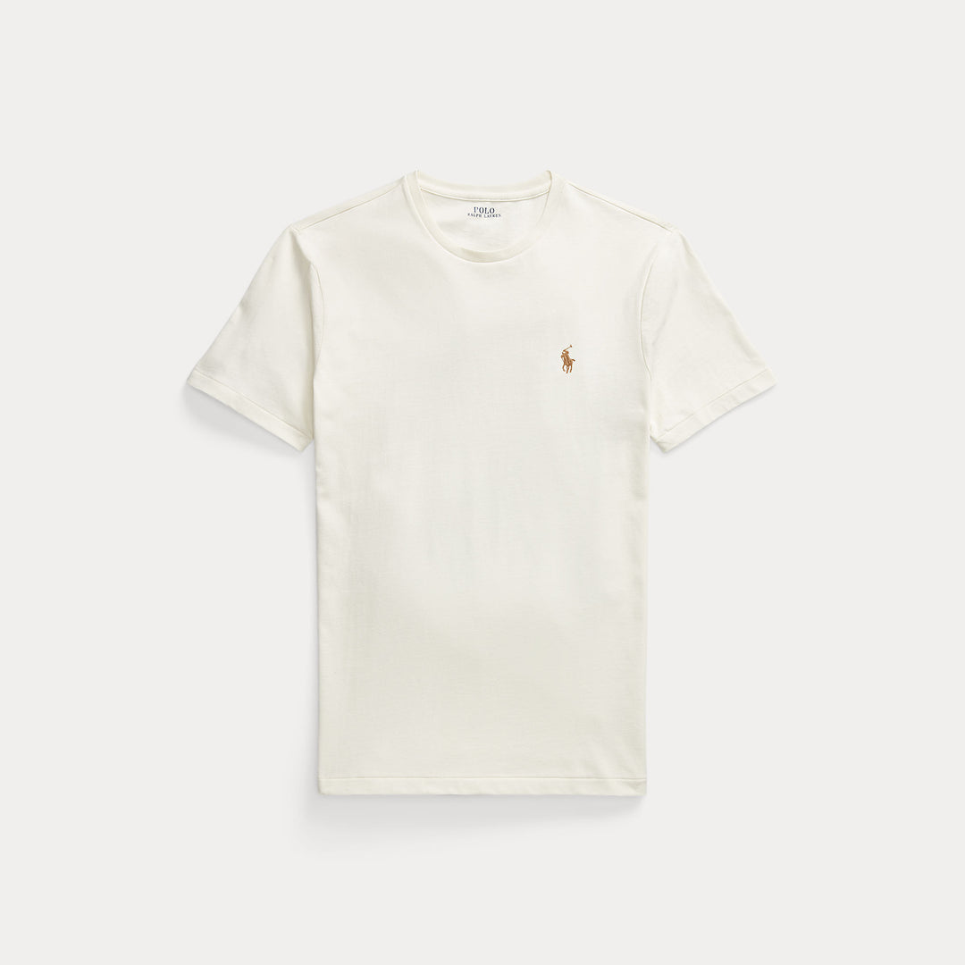 Custom Fit Jersey Crewnec Parchment Cream