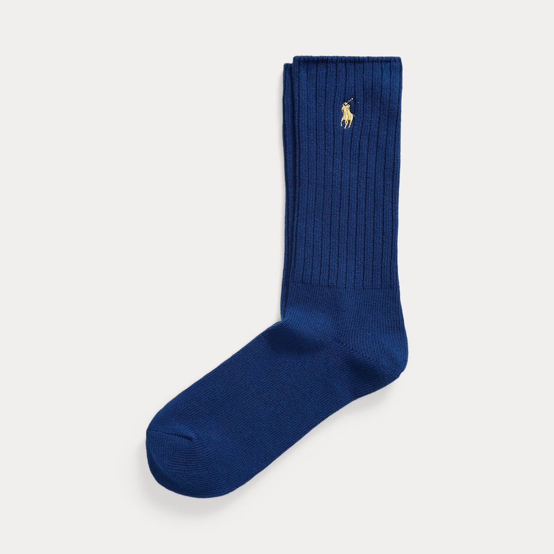 Cotton-blend Crew Socks Royal Yellow Pp