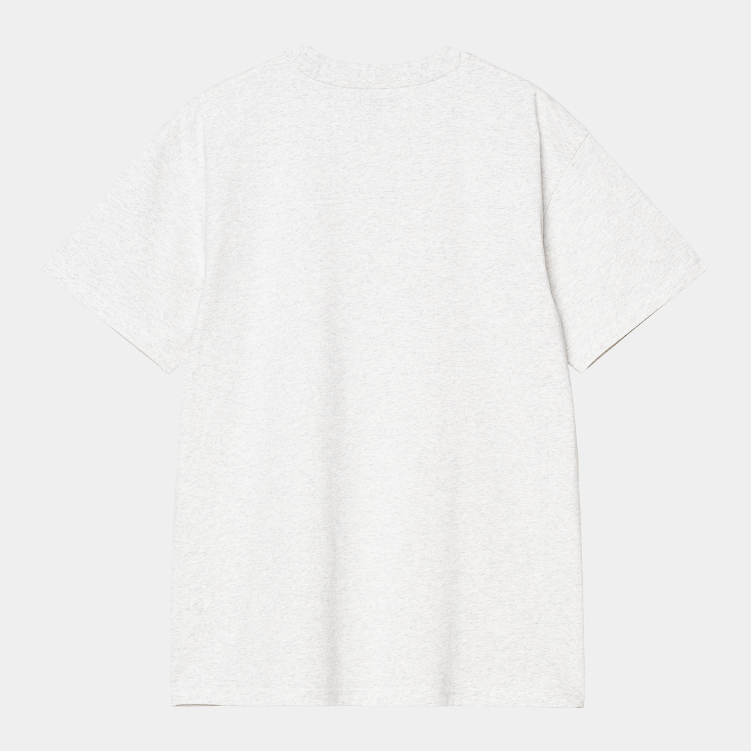 S/S American Script T-shirt Ash Heather