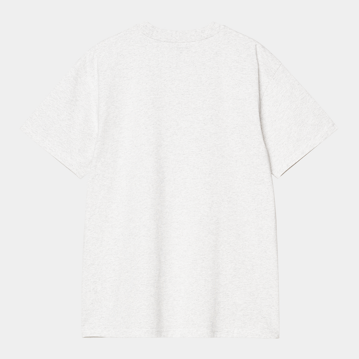 S/S American Script T-shirt Ash Heather