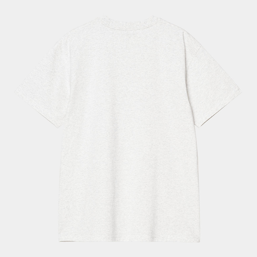 S/S American Script T-shirt Ash Heather