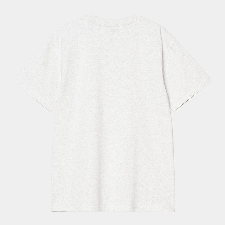 S/S American Script T-shirt Ash Heather