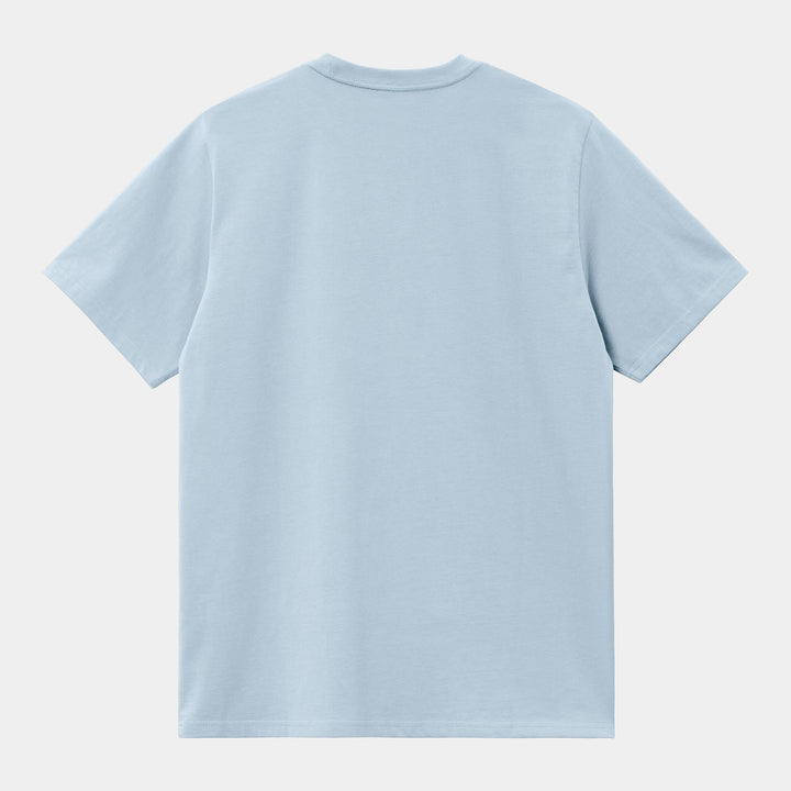 S/S American Script T-shirt Frosted Blue / ---