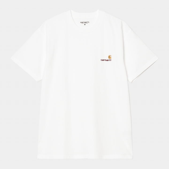 S/S American Script T-shirt White