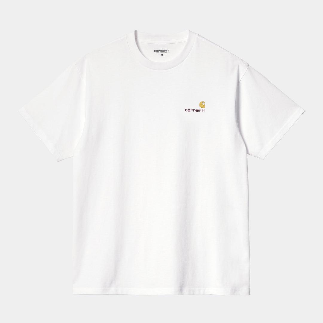 S/S American Script T-shirt White