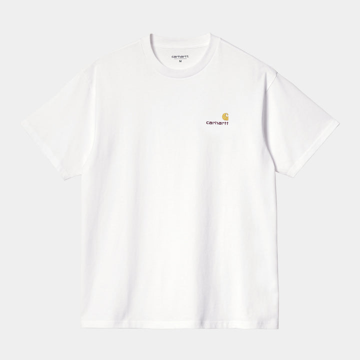 S/S American Script T-shirt White