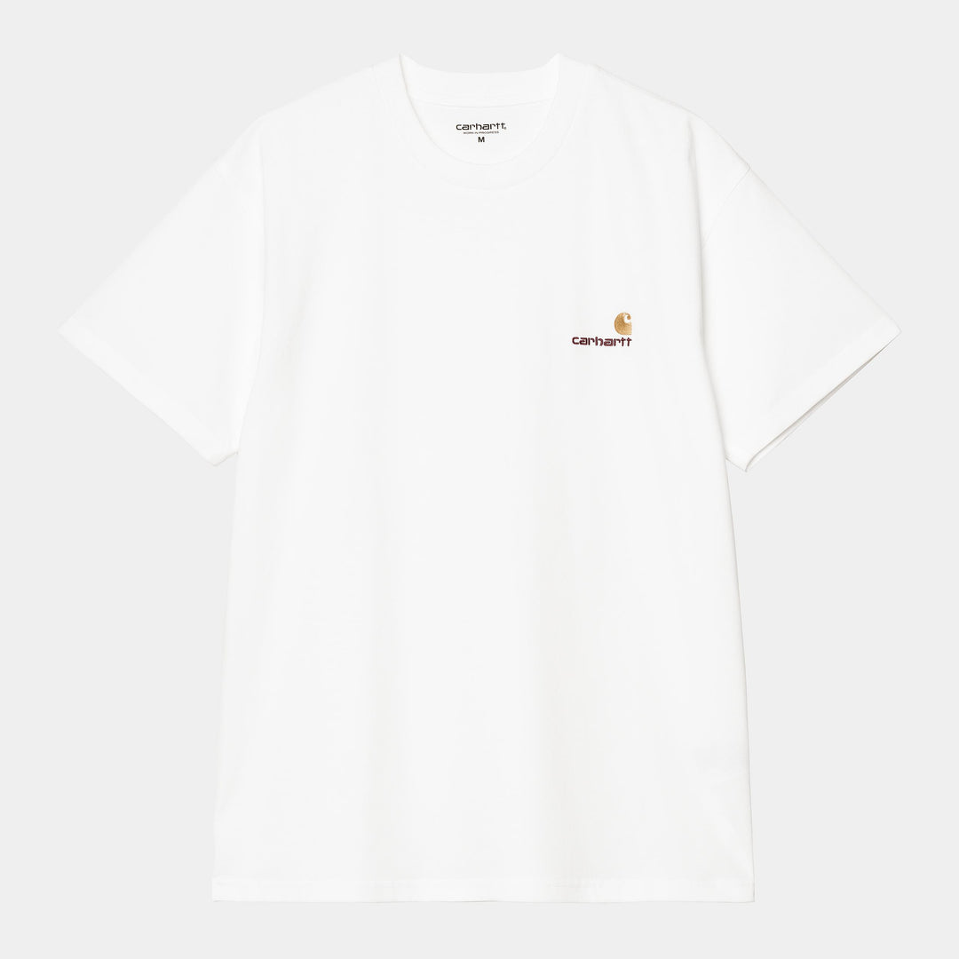 S/S American Script T-shirt White