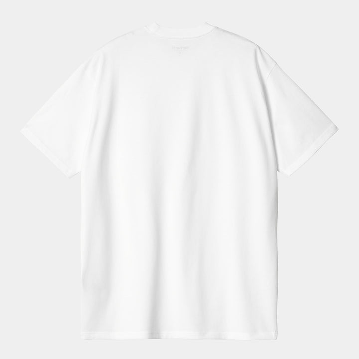 S/S Amour Pocket T-shirt White / Black