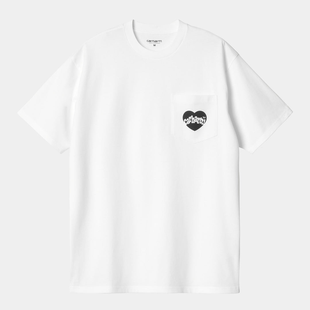 S/S Amour Pocket T-shirt White / Black