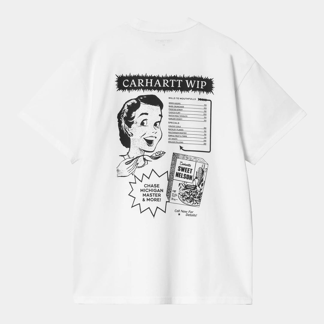 S/S Catalogue T-shirt White / Black