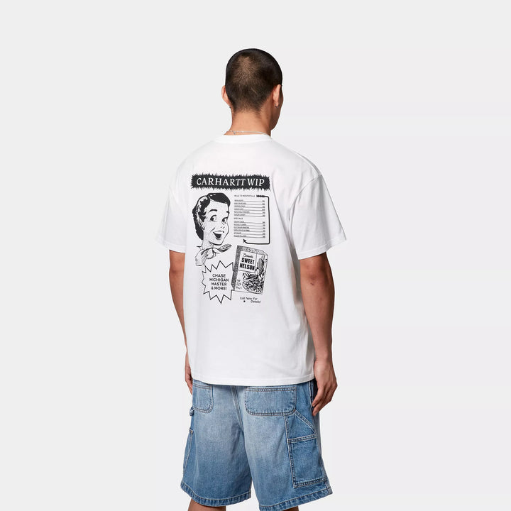 S/S Catalogue T-shirt White / Black