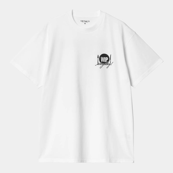 S/S Catalogue T-shirt White / Black