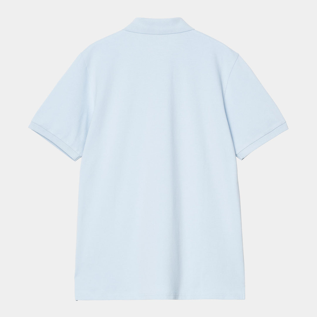 S/S Chase Pique Polo Air Sky / Gold