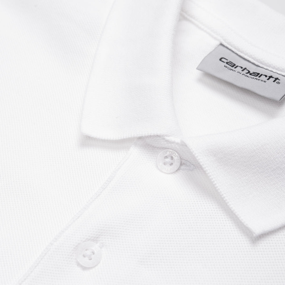S/S Chase Pique Polo White / Gold